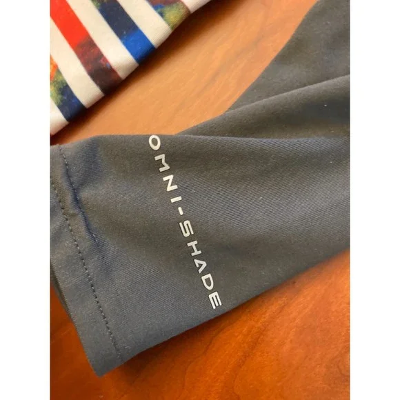 Columbia Sunguard Rashguard with SPF 50  & moisture wick t shirt sz XS 6/7 Set - Picture 5 of 13